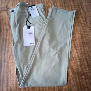 Levis XX Chino Standard Tech Pants Tapered Leg Stretch Quick Dry Green Sz 33X32